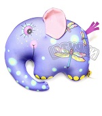фиолетовый слон